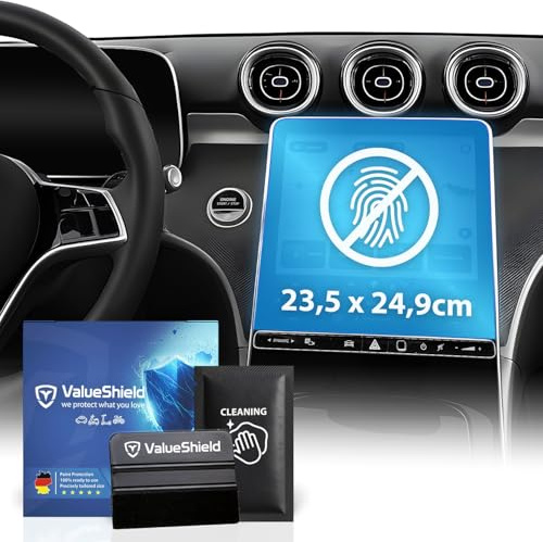 ValueShield Anti-Fingerabdruck Displayschutzfolie Matt passend für Mercedes GLC X254 2022-2029: 11,9 Tacho, Radio, Multimedia, Navi, Bildschirm, Infotainment Touchscreen Entspiegelung