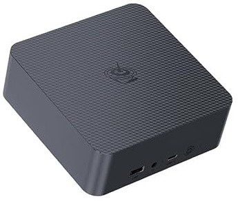 Beelink EQi12 Mini PC avec Windows 11 Pro, Intel i5-1235U, 4K UHD, RAM 32 Go DDR4, SSD NVMe 500 Go, fente NVMe/SATA3, Wi-Fi 6 AX, 2x Gigabit LAN, Bluetooth, 2x HDMI, USB-C, alimentation intégrée