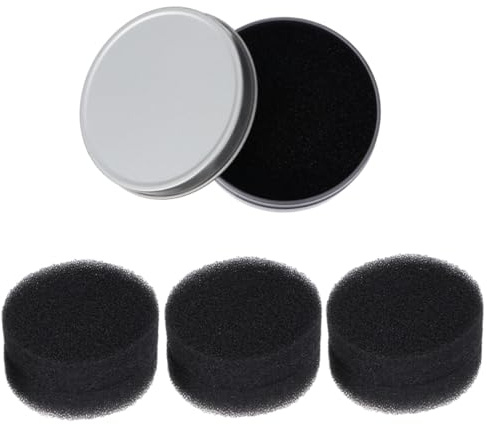 Vaguelly Limpiador Brochas Maquillaje con Esponja Reutilizable para Eliminar Color sin Agua Caja con Limpiador y Recambios Herramienta y Portátil para Limpieza Rápida Casa