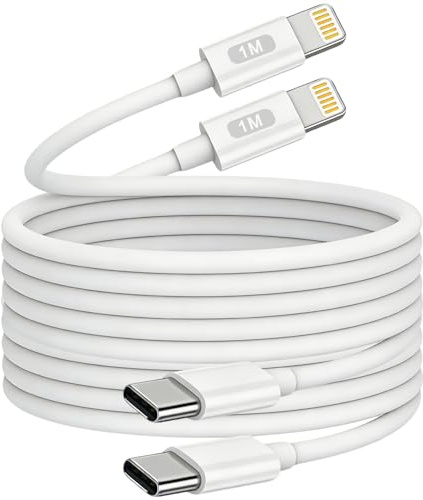 USB C to Lightning Charger Cable,2Pack 1M MFi Certified, i Phone Fast Charging USBC Lead iPhone Charger Cables for Apple iPhone 14 13 12 11 Pro Max X XR XS 8 Plus, iPad Type C to Lightning wire