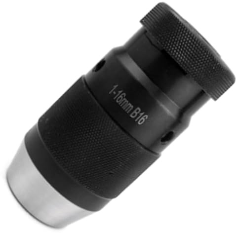 MoSundi Keyless B16 - Portabrocas de torno de 1 a 16 mm MT2-B16 con eje autoajustable y fresadora y torno