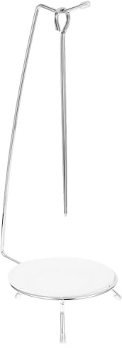 CAXUSD Support à Brochettes Suspendu en Acier Inoxydable pour Barbecue Crochet Unique Accessoire Portable pour Grillades en Plein Air et Camping