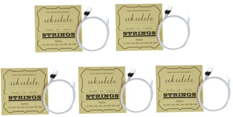 Hemobllo 5 Stück Nylon Ukulelensaite Robust und Schnell Ansprechend für Reparatur von Ukulelen mit Universellem Musikzubehör