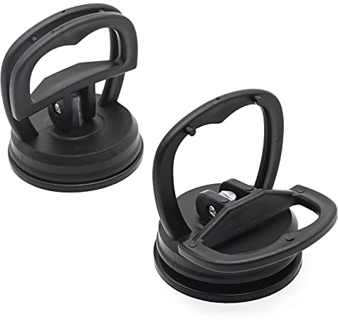 Robuste Saugnäpfe, 2 Stück, Bildschirm, Telefon, Imac-Reparaturwerkzeug für Computer, Demontage, Öffnungswerkzeug für Computer, MacBook, iPhone, PC, iPad, Tablet (5,5 cm (2,16 Zoll)) (Schwarz)