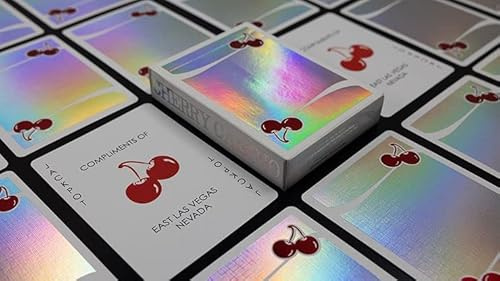 Murphy's Magic Supplies, Inc. Cherry Casino Sands Mirage (holografisch) Spielkarten, tolles Geschenk für Kartensammler