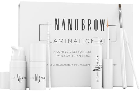Kit de Laminación de cejas Nanobrow Lamination Kit - Kit profesional para la laminación de cejas en casa