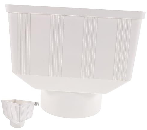 DOITOOL Imbuti Per Grondaia in Plastica Raccordi Per Grondaia Kit Raccolta Acqua Piovana Sistemi Raccolta Acqua