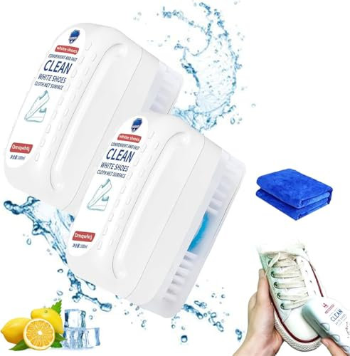 2-in-1 Shoe Cleaner Care Kit - Multifunction Brush Kit for Trainers & Casual Shoes (2 Pcs) - Powerful Cleaning & Erasing