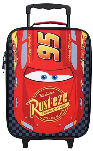 Vadobag Kinder Trolley Cars Kinderkoffer Kindertrolley McQueen Trolly Jungen Handgepäck Kindergepäck