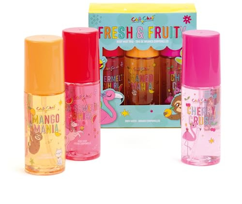 Chit Chat Fresh and Fruity Body Mist Trio Gift Set for Kids | 3 Fruity Fragrances, Mini Body Mist Trio, Gift for Young Fashionistas