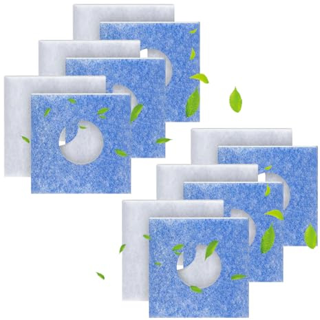12 x Ersatzfilter für LIMODOR Limot Lüfter Lüftungsgeräte LF/ELF und F/C | Limodor Filter für Typ F-LF/5 00010 LIG, 95 mm Loch Ersatzfilter Staubfilter Luftfilter LIMODOR Filter