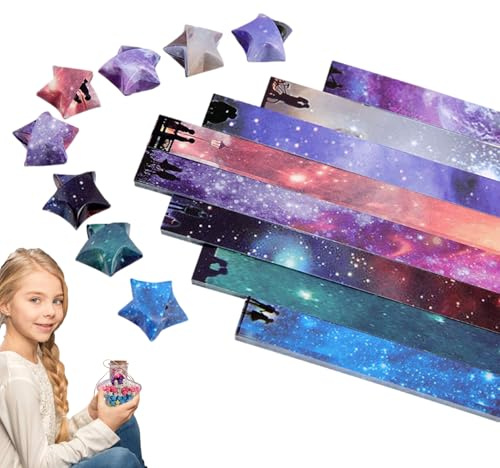 Nastro di carta per decorazione a stelle - Artigianato in carta pieghevole