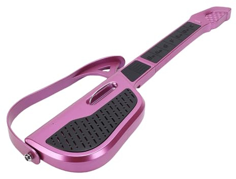 Fockety Kindergitarre, Saitenlose Autogitarre für Anfänger mit Intelligentem System, Kompaktes Faltbares Design, Sicheres Kunststoffmaterial, 58 X 19 Cm, Ideal für Junge Anfänger (PURPLE)