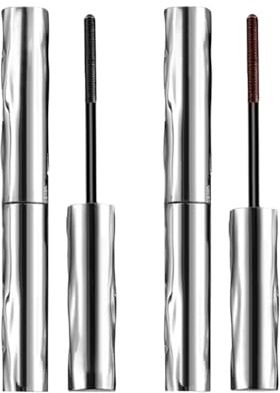 Iron Eye Mascara Facelove, Faccelove's Ironeye Mascara mit Metallbürste, Wimperntusche Wasserfest, Metal Wimpernbürste für ältere Frauen, Iron Wand Tubing Wimpern Bürste, Schwarz und Brown