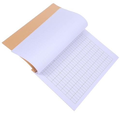 PACKOVE Registro di Monitoraggio Inventario Vuoto Quaderno Contabile Aziendale Libro Mastro Spese Pianificatore Budget per Ufficio, Magazzino e Gestione Finanziaria Completa
