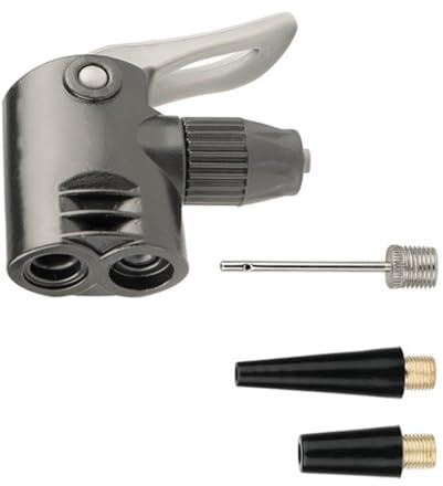 Hangsu Mehrzweck-Reifenfülldüse, Fahrradpumpen, Schlauchadapter für Sportgeräte, Rennrad, Ersatz, ergonomischer Fahrradkopf