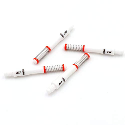 CUESOUL 4 Pezzi TERO AK7 Dart Shafts Built-in Telescopio a Molla per frecce a Punta in Acciaio e frecce a Punta Morbida (CS-AK7 + 2G47)