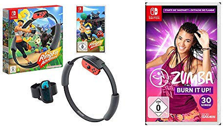 Ring Fit Adventure - [Nintendo Switch] & Zumba Burn it Up - [Nintendo Switch]