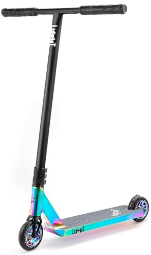 LMT01-V2 Professional Scooter-Trick Scooter-Intermediate Professional Stunt Scooter Suitable - Children, Teenagers Adults 8 Years Old Above-Durable (Black Color)