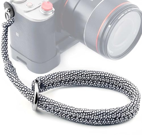 Paracord Camera Wrist Strap Lanyard-Quick Release for DSLR Mirrorless | Adjustable wrist size,High-strength paracord material, lightweight 1.16oz, secure metal clasp,Fits Canon Nikon Sony Fuji