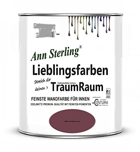 Ann Sterling Wandfarbe Innenraumfarbe Lieblingsfarben Color Farbe Innenfarbe Deckenfarbe (Brombeere)