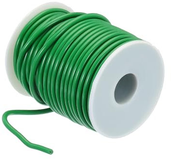 PATIKIL 65ft/20M 3.5mm Soft Twist Ties, Garden Plant Ties Reusable for Gardening Climbing Vines Office Home Cable Organizing, Green