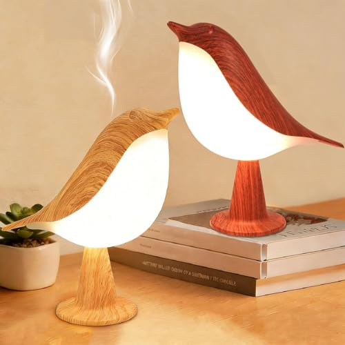 2Pack Touch Control Table Lamp, Night Light, Bedside Lamps Nightstand Lamps, 3-Way Dimmable Light with Bird Shape, USB Rechargeable, Portable Desk Lamp LED for Baby, Kids, Bedroom, Home, Office etc