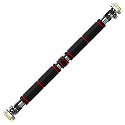 OLSKFUH Klimmzugstangen Reckstange, Verriegelung/Wandmontage Türrahmen Kinnstange, Klimmzüge Liegestütze Oberkörpermuskulatur Stärken Multifunktionales Fitnessgerät, 60-150CM