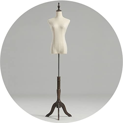 MYVVKIA Weiblicher Schaufensterpuppen-Torso, Halbkörper-Schneiderpuppe für Frauen, Halbkörper-Schneiderpuppe ohne Kopf zum Ausstellen von Kleidung, 155-180 cm höhenverstellbar, 6