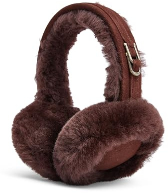 Ladies Full Sheepskin Ear Muffs - Cozy and Warm Ear Warmers