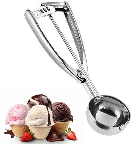 ICE Cream Scoop Stainless Steel for MASH Potato Spoon Ball Scooper Kitchen 6cm