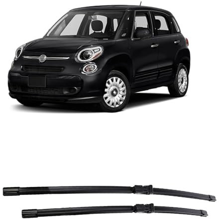 PAPEP 2 Stück Scheibenwischer für FIAT 500L 2012-2022 26+15, Frontscheibe Windschutzscheibe Fensterbürsten Vorderseite Scheibenwischerblätter