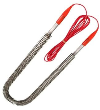 KEBLIN 1pc 220V 1KW Electric Fin Heater Waterproof 2.5M Wire Tubular Heater U Shape Hot Air Heating Element For Proofer