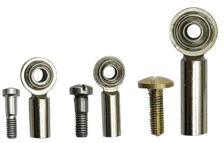 Instrumententeile Fingerknopfschrauben 1satz Ersatzteile für Instrumente | Kupfer und Edelstahl, Kompakte Ausführung, Passend für Posaune und Tenorhorn