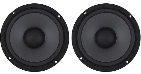 Thewasc Haut-parleurs coaxiaux à 2 voies de 15,2 cm - Gamme complète de fréquences - Musique automobile - Stéréo - Caisson de basses - Gamme complète - Haut-parleurs de voiture