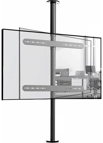 360-Grad-TV-Bodenständer,verstellbare Halterung TV-Deckenmontage,drehbares Gestell Trennwände,drehbarer TV-Schrank,drehbare Basis,bis zu 110 Pfund,37-75-Zoll-LED-Bildschirme,135cm