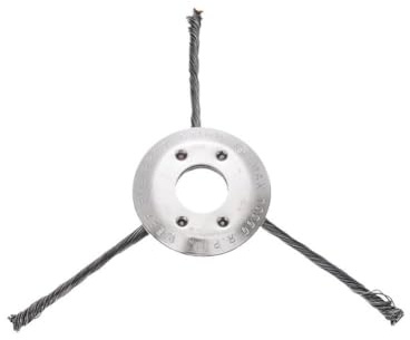 Steel Wire Mowing Tool 6/8-inch Universal Weeding Brush Head Edging Pruning Tool Weed Mower Parts Mower Head Lawn String Grass Compatible Inch Remover paint Mower,Tool Inch New Steel Wire Stri