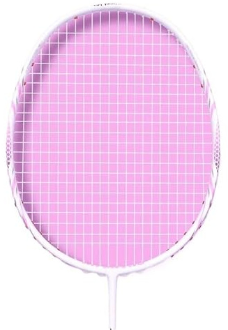 WANGBINGXING Badminton Set Raquetas de bádminton Fibra Carbono con Cuerda, Raqueta Profesional superligera 8U, 65 g-68 g, Speed ​​Sports Padel