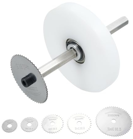 Herramienta para cortar tubos de PVC | Cortatubos internos para espacios reducidos/desagües de ducha/bridas de inodoro | 6 cortadores de sierra de 22-50 mm con guía de