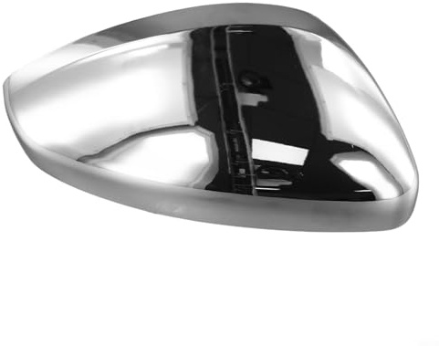 Honseadek Tapa de repuesto para espejo lateral de vehículo, plástico ABS, carcasa de espejo retrovisor izquierdo y derecho para 2008 2014-2018 carcasa de espejo exterior de coche (derecha)