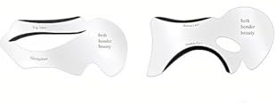 Herramienta de plantilla de delineador de ojos reutilizable – Plantilla de guía de cejas y alas de plástico Cat Eye – Tarjeta de forma de maquillaje reutilizable para el cuidado de delineador de ojos