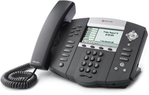 Polycom VoIP SoundPoint IP650 - Telefono da scrivania, colore: Nero