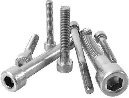 50 Stück Zylinderschrauben/Zylinderkopfschrauben (Teilgewinde) mit Innensechskant DIN 912 (ISO 4762) V2A Edelstahl M2,5/M3/M4/M5/M6 // EHK-Verbindungstechnik