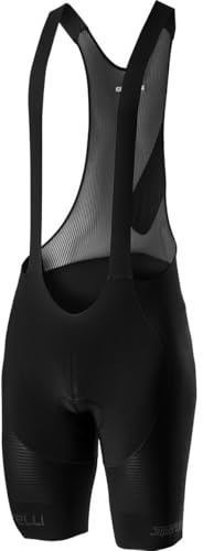CASTELLI 4520004-010 SUPERLEGGERA BIBSHORT Uomo Pantaloncini Black White XXL