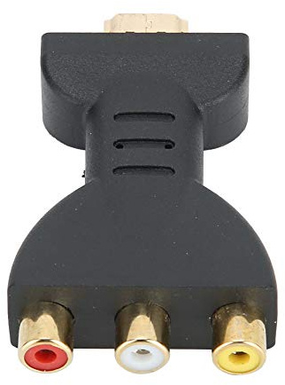 VIFER Adaptador HDMI a AV, Adaptador de Sincronización de Audio y Vídeo 1080P HDMI a RGB para Convertidor de Componentes RCA