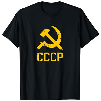 Falce e Martello Russia Rosso URSS CCCP Unione Sovietica Maglietta
