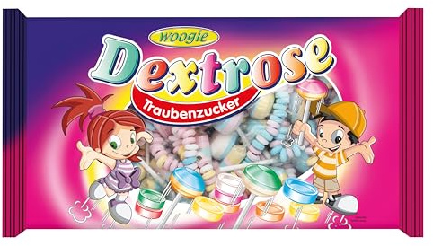 3 x Woogie Dextrose Traubenzucker Party Bag 400g I Großpackung Süßigkeiten I Bunte Lollies, Uhren und Zuckerketten I Ideal zum Kinder-Geburtstag I Plus Smiley Aufkleber