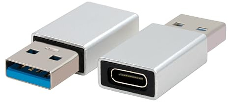 BIGtec Adaptateur USB-C femelle vers fiche A mâle USB Adaptateur de charge pour câble de charge compatible avec iPhone 12 13 14 15 16 Pro Max Samsung Galaxy Tablet