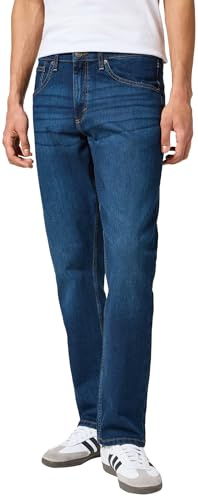 Wrangler Athletic Fit jeans för män, Jagged, 34W / 32L