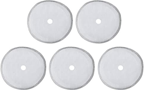 Filtre Cafetiere a Piston, Lot De 5 Filtres En Maille En Acier Inoxydable 304 Fin En Acier Inoxydable De Qualité Supérieure Pour Filtre à Café En Maille Portable Amovible Pour Cafetière En Maille Pour